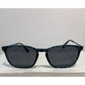 Ruby Blue Sunglasses Blue Marbled Rectangle 197 C2  UV 400 Protection  54-18-140